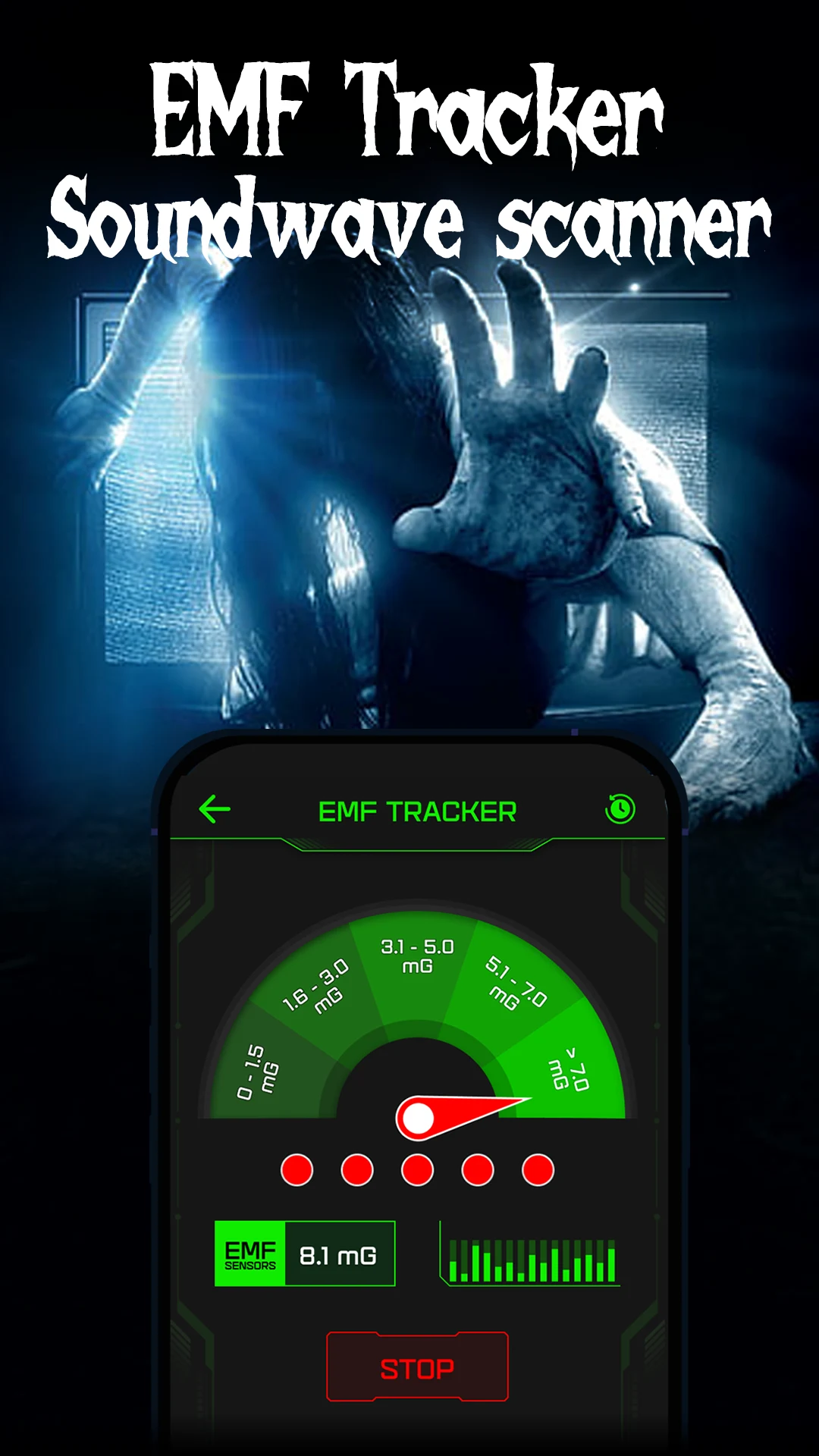 Ghost Detector Radar Simulator screenshot